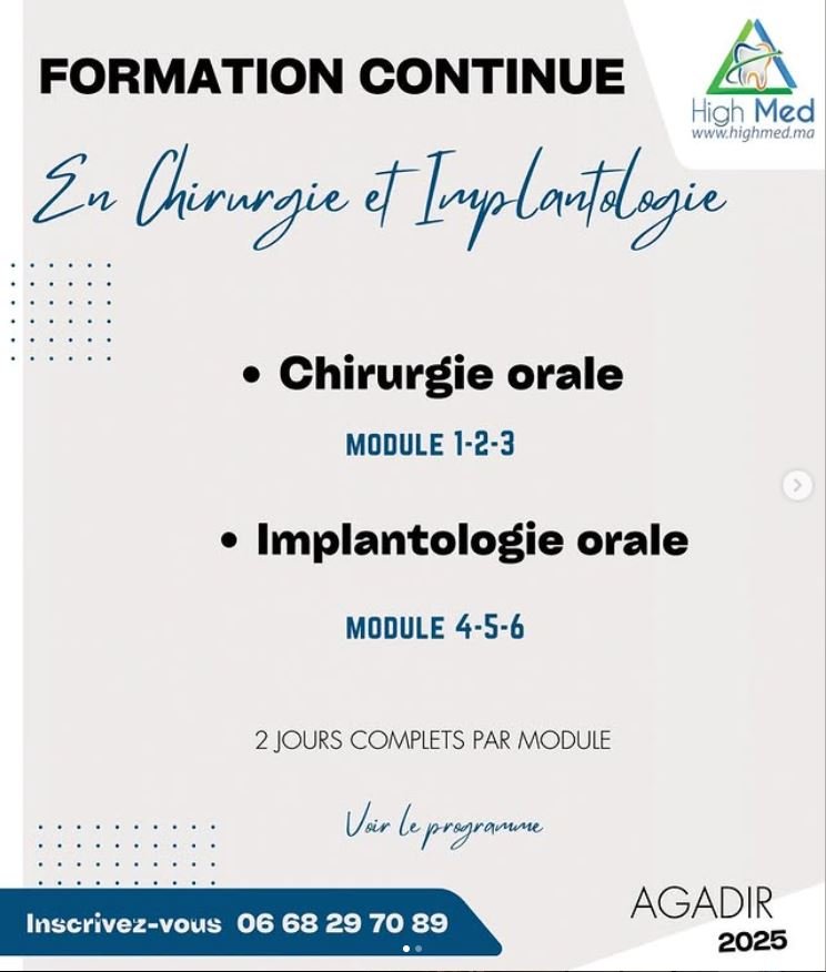 Formation Continue En Chirurgie Et Implantologie