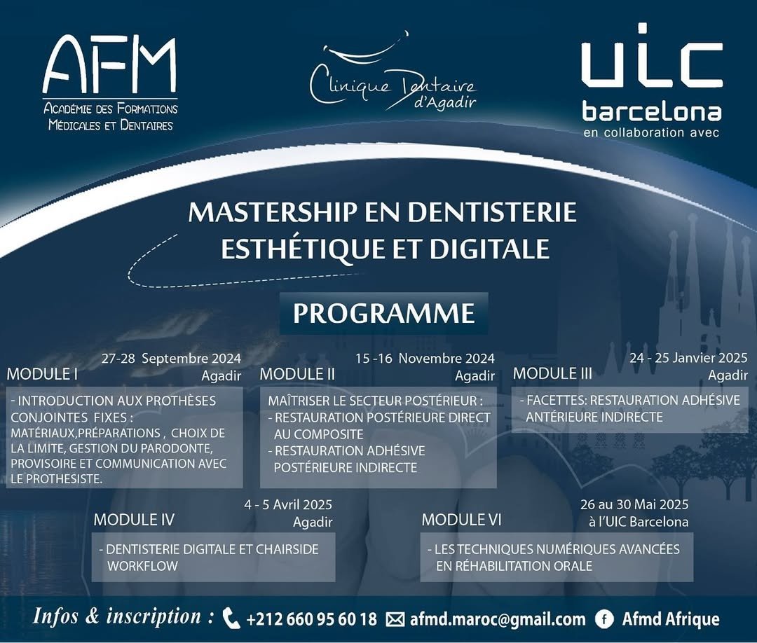 Mastership En Dentisterie Esthétique et Digitale