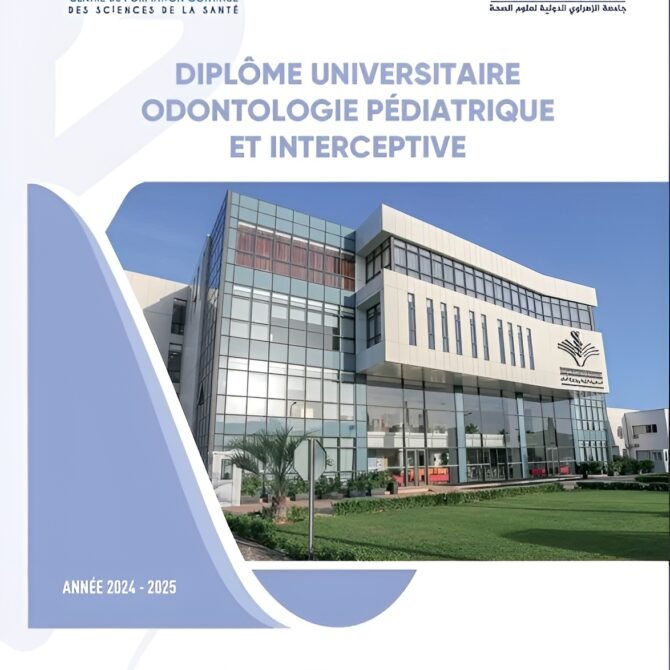 DU Odontologie Pédiatrique Et Interceptive