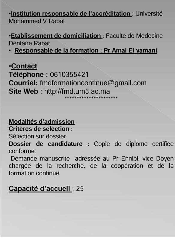 FMDR Formation Courte Durée En Prothèse Fixée Esthétique