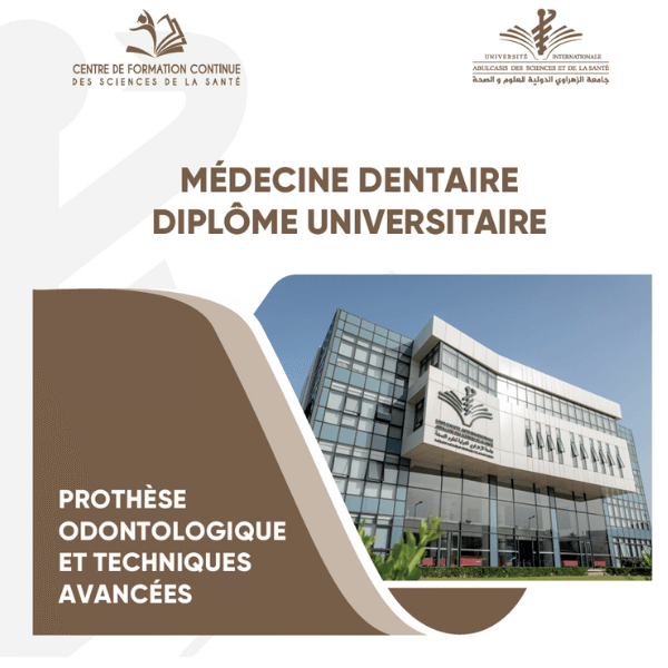 (UIASS) D.U. Prothèse Odontologique Et Techniques Avancées