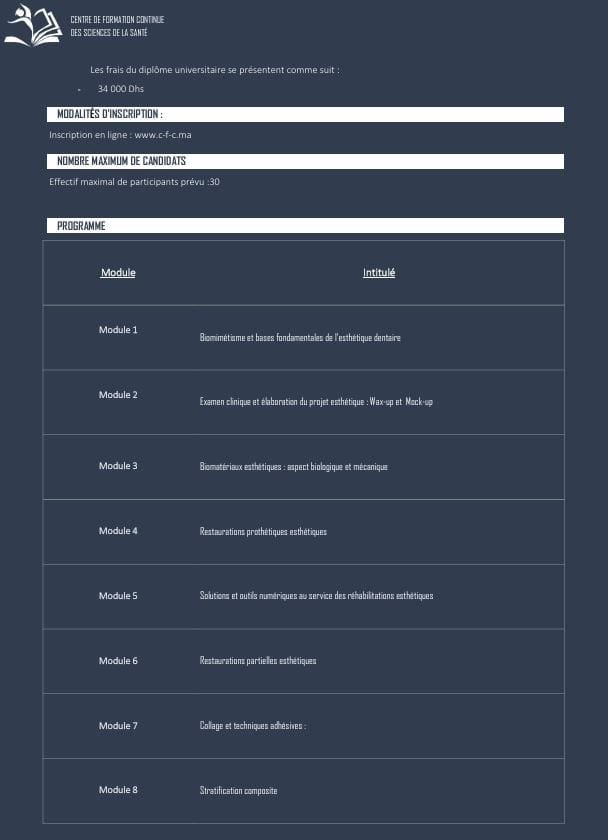 DU Abulcasis Densiterie Esthétique