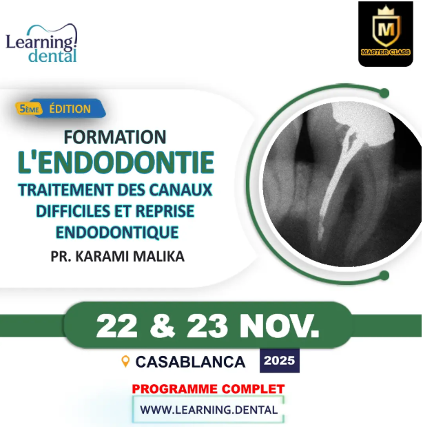 Formation Traitement des canaux difficiles et reprise endodontique