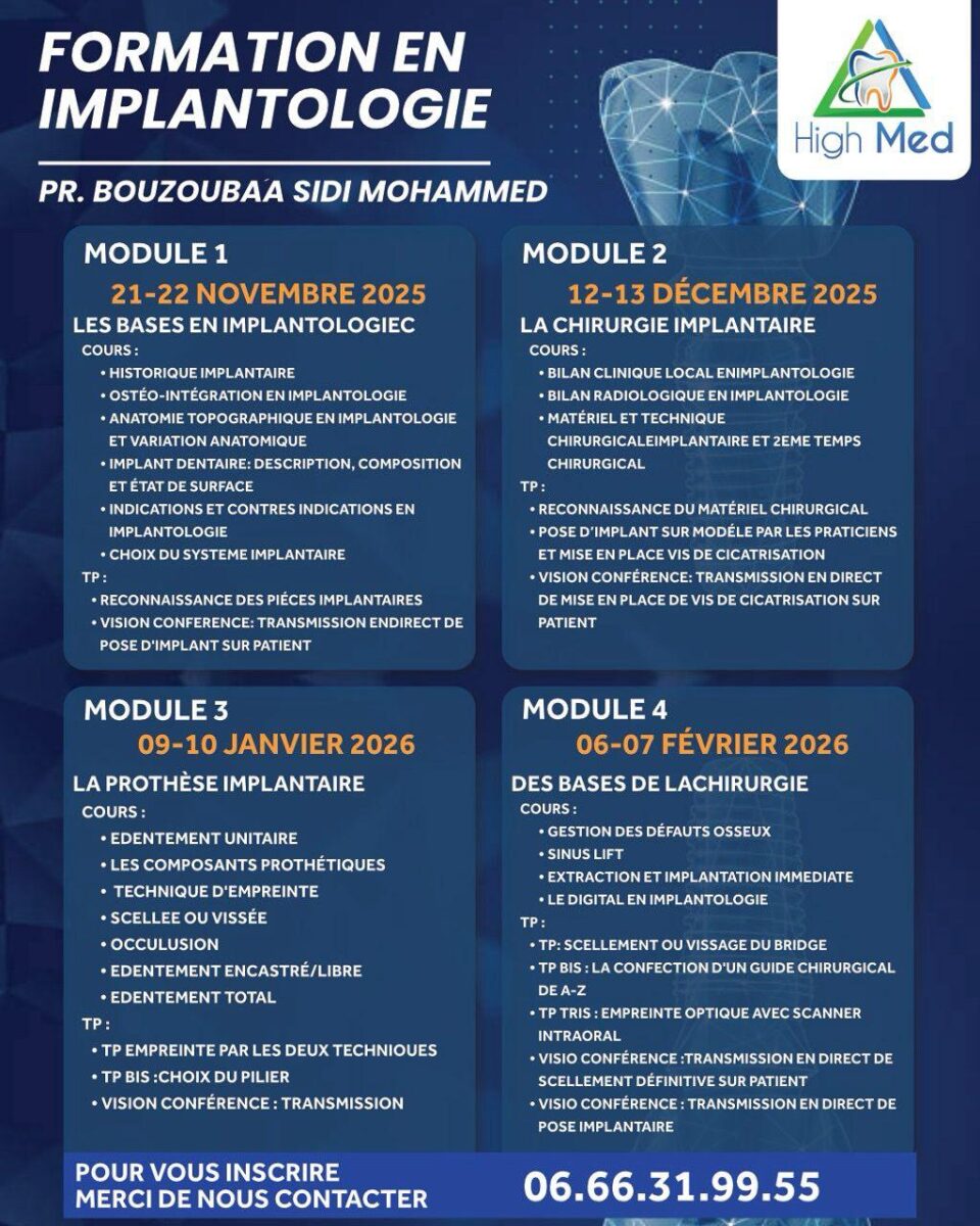 Formation En Implantologie
