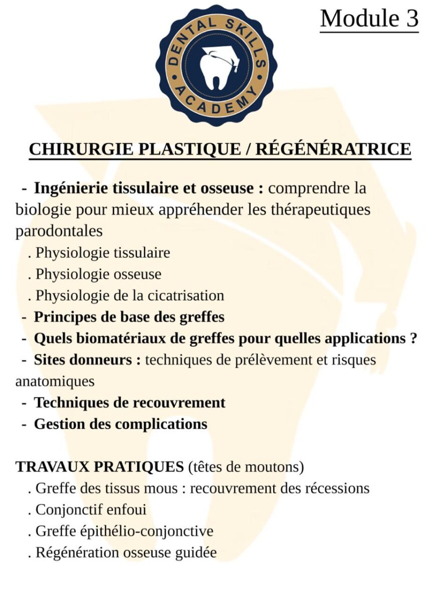 PARODONTOLOGIE basique/avancée