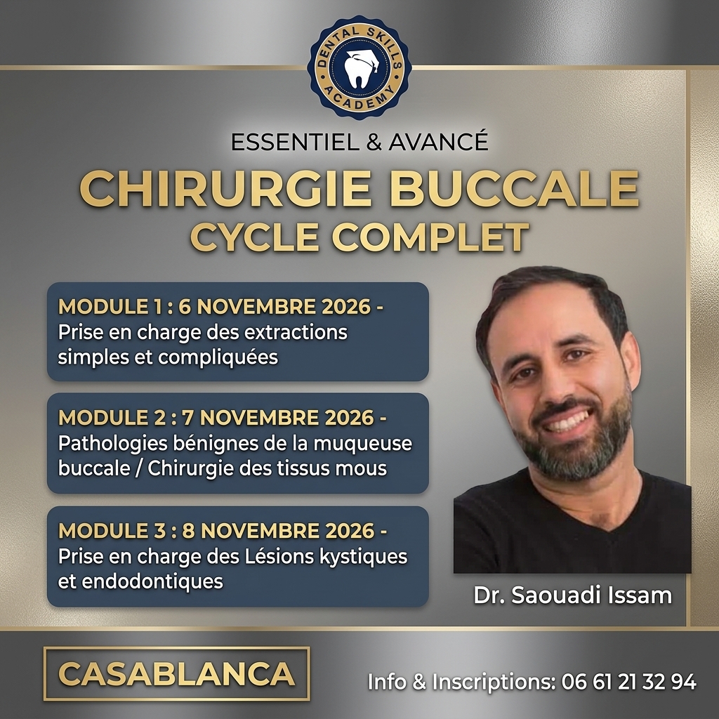 CHIRURGIE BUCCALE basique/avancée
