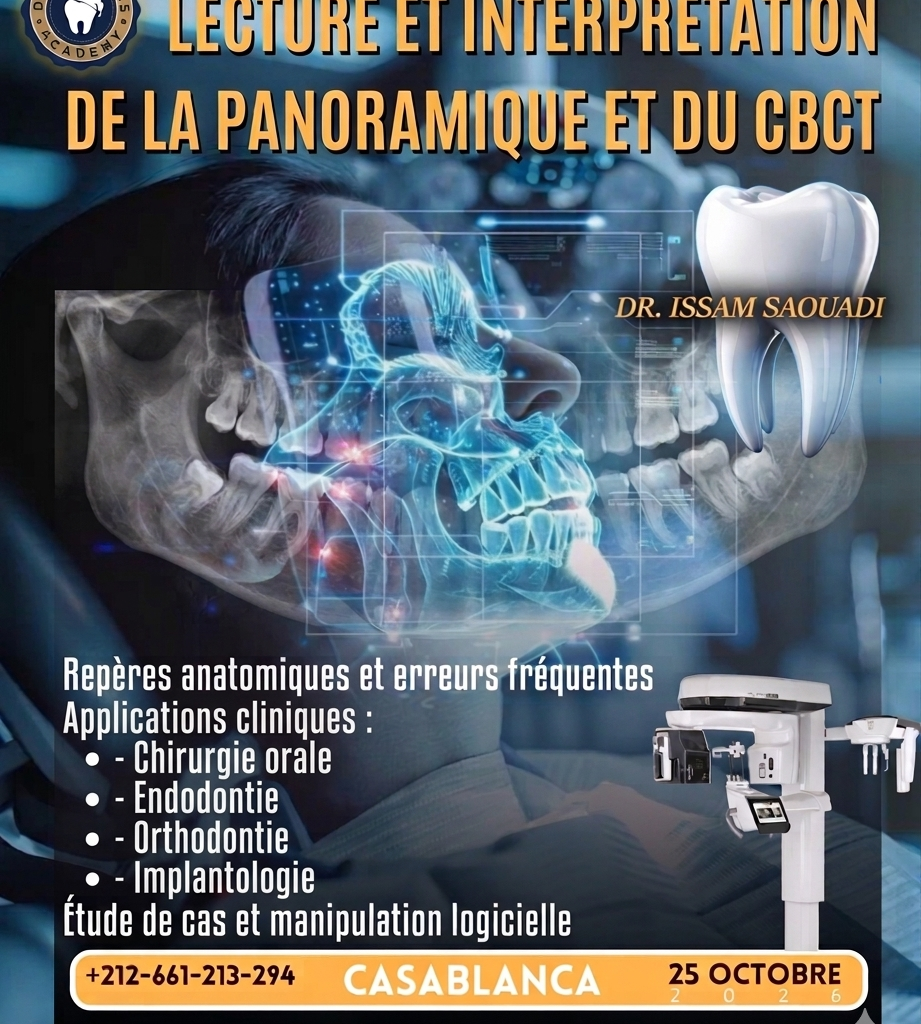 Lecture et interprétation de la radio panoramique et du cone beam