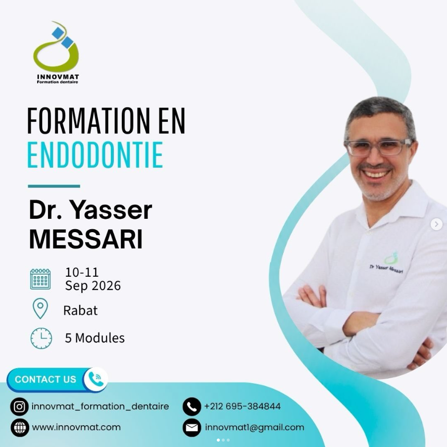 Formation en Endodontie – Dr. Yasser Messari | Rabat