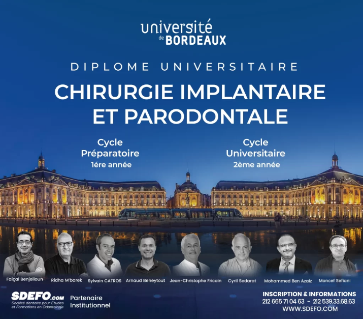 Diplôme Universitaire de Chirurgie Implantaire et Parodontale (DUCIP)