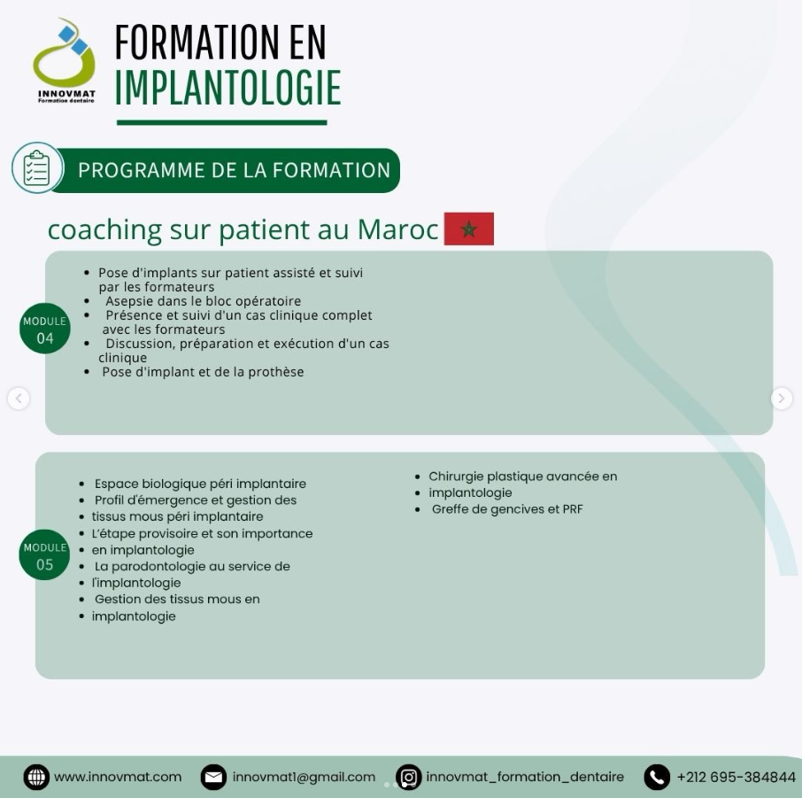 Formation en Implantologie
