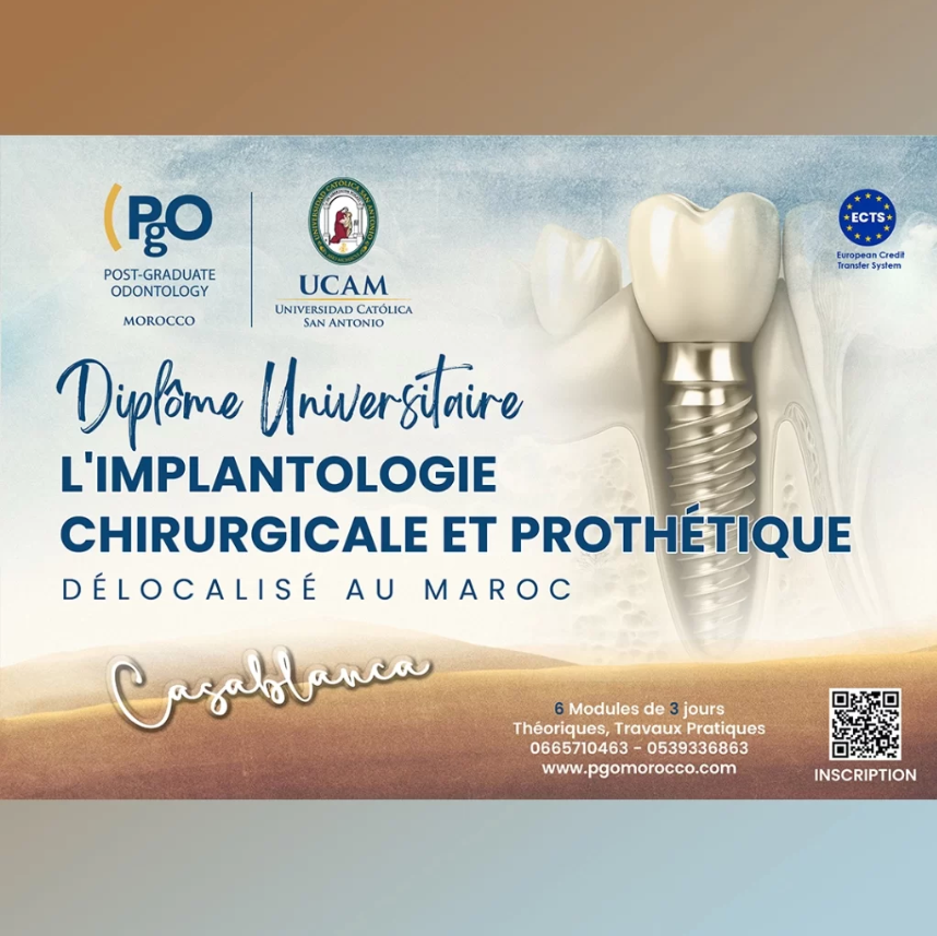 Diplôme Universitaire d’Implantologie Chirurgical et Prothétique (DUICP)