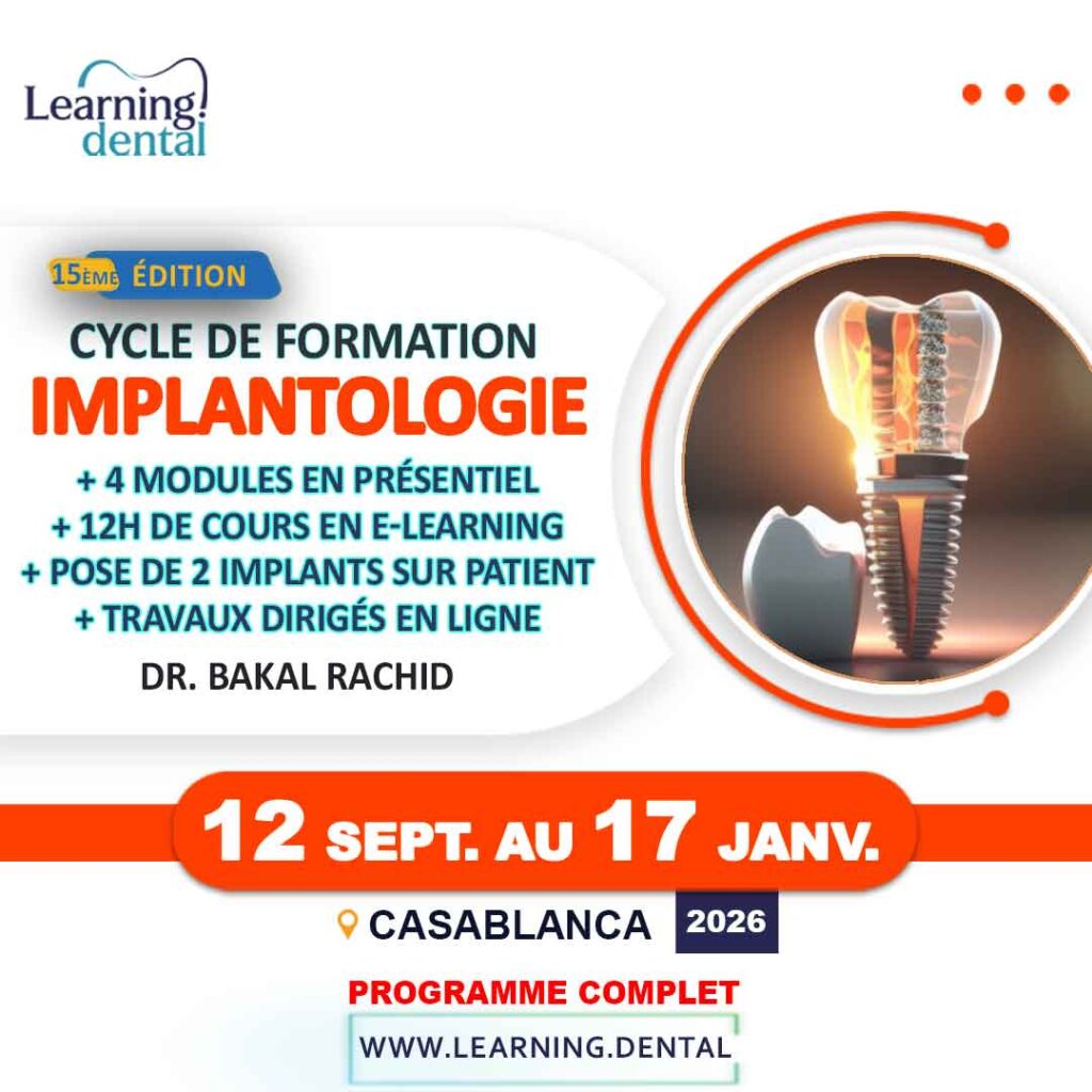 Cycle de formation en implantologie