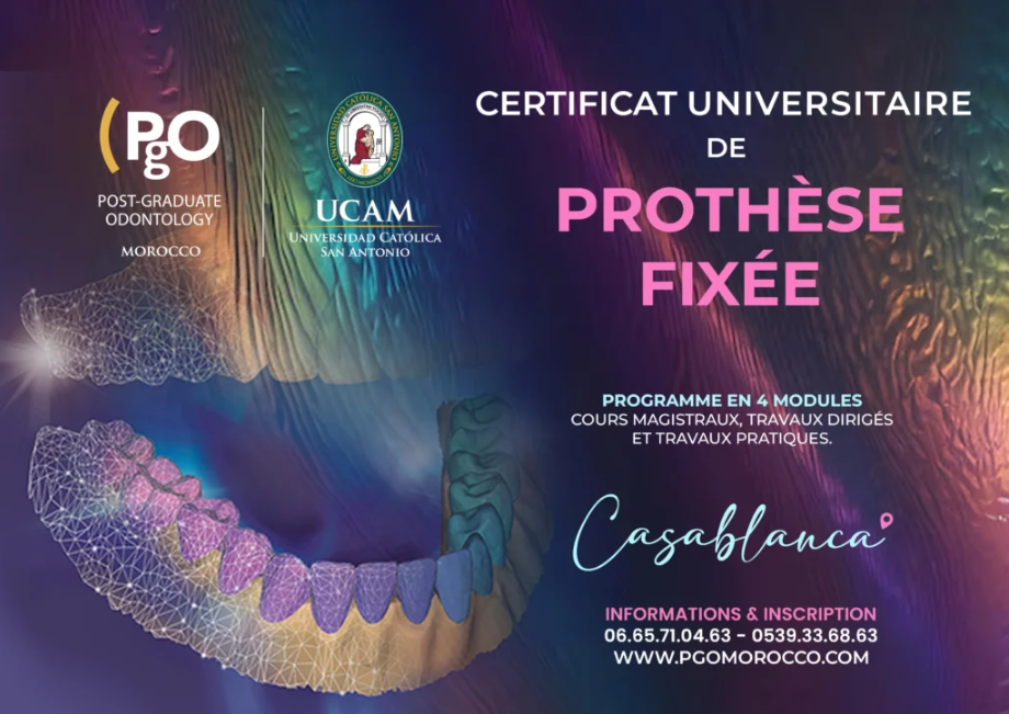 Certificat Universitaire de Prothèse Fixée (CUPF)